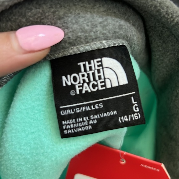 NWT THE NORTH FACE GIRLS' Glacier 1/4 Zip - Picture 6 of 6